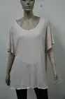 GROCERIES APPAREL WILLY TEE TOP TUNIC OPEN BACK PINK SIZE XS/S