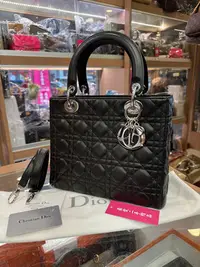 在飛比找Yahoo!奇摩拍賣優惠-☆最愛二手精品☆ CHRISTIAN DIOR 迪奧黑色羊皮