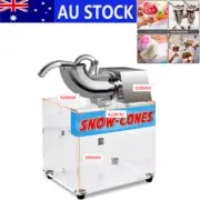 200W Snow Cone Machine Commercial Shaved Ice Machine for Party Family Events