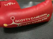 SCOTTY CAMERON STUDIO STAINLESS UNUSED HEAD COVER EXQUISITE Titleist Putter