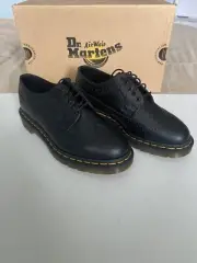 Dr. Martens 3989 5-Eyelet Black Unisex Lace Up Shoes Smooth Leather
