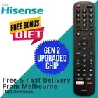 For Hisense Smart TV Remote EN2B27 with Netflix YouTube | RC3394402/01 3139 238