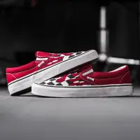 在飛比找蝦皮購物優惠-Vans SLIP ON 棋盤格火焰紅原版