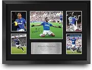 HWC Trading FR A3 Alfredo Morelos Rangers Gifts Printed Signed Autograph Picture for Football Fans and Supporters - A3 Framed
