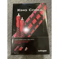 在飛比找蝦皮購物優惠-全新Audioquest king cobra rca 1M