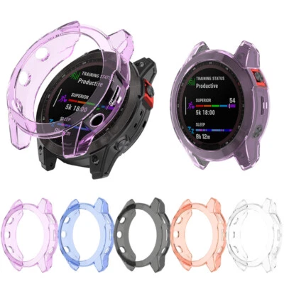 TPU Protection Shockproof Soft Bumper Candy Case Cover For Garmin Fenix 7X