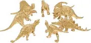 Kisangel 8pcs Realistic Miniature Dinosaurs Model for Educational Play and Decorative Display Safe Teaching Props for Home and Office Decor