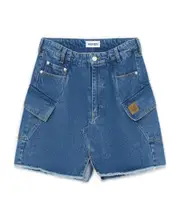 logo-patch denim mini skirt FR36,FR38,FR40,FR42 Blue