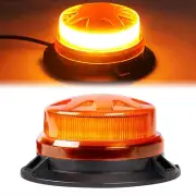 12V-24V Roof Recovery Light Bar Beacon Magnetic Amber Warning Strobe Flashing