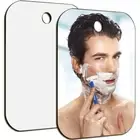 2 Pack Unbreakble Shower Mirror Fogless Makeup Mirror Medium 8x6 Inches