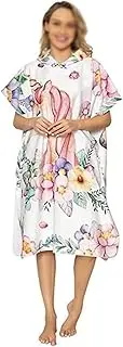Beach Towel Wrap Wear-Resistant Printed Bath Towels for Adults on Beach Change Bathrobes Light and Easy-to-wear Robes Sport Robe (Color : B, Size : One Size)