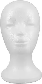 OATIPHO Mannequin Head Hat Display Stand Head Model Head Mannequin Mannequins Head Mannequin Stand Head for Wigs Mask Display Head Foam White