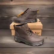 Men's size 9 | Dr. Martens | Bonny Leather Boot | Dark Brown Crazy horse