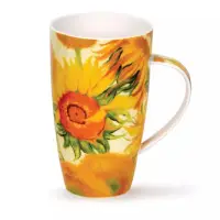 在飛比找Yahoo!奇摩拍賣優惠-丹儂DUNOON骨瓷杯英國進口陶瓷馬克杯咖啡杯向日葵水杯茶杯