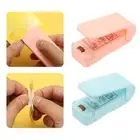 2Pcs Mini Sealing Machine, Food Heat Vacuum Sealers, Pink/Blue