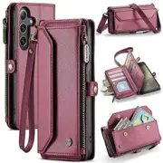 CaseMe Phone Case for Samsung Galaxy S24 Leather Cases