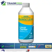 Pool Clarifier Liquid 1Ltr PRO Baracuda Clears Cloudy Green Water Spa Flock 1L 1