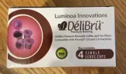 Luminoa Innovations Delibru 4 Single Serve Cups - Purple Open Box