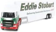 [Corgi] 1:64 Scale Eddie Stobart Box Lorry Truck, Die-cast & Plastic, Detachable Trailer, Authentic Livery, 32 cm, Unisex, Children