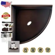 Elegant 8-Inch Corner Shower Shelf in Oil-Rubbed Bronze for Stylish Storage