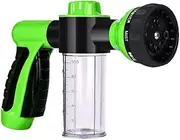 Poemtian Foam Sprayer Gun Foam Sprayer Garden Hose Nozzle for Car Wash Pressure Nozzle for Watering Plants Soap Dispenser Gun High Pressure Car Wash Brush Foam Gun 8 Adjustable Spray Patterns