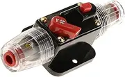 Xgdsnly 1PC 20A Amplifier Car Audio Inline Circuit Breaker Reset Holder