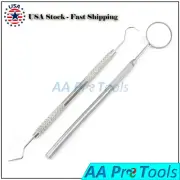Dental Tartar Calculus Plaque Remover Set, Tooth Scraper & Dental Mirror, PR-166