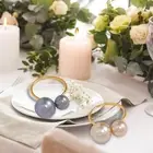 Napkin Rings Holder Adornment Alloy Decorative Napkin Buckles Serviette Buckles