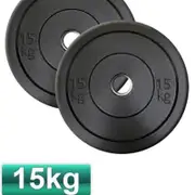 15Kgs Olympic Bumper Gym Weight Plates (Pair)