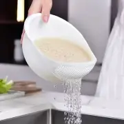 Multi-Purpose Rice Strainer & Fruit Vegetable Drainage Basket | Kitchen Tool