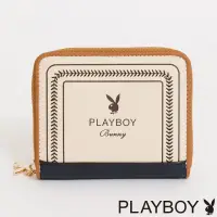 在飛比找momo購物網優惠-【PLAYBOY】卡片零錢包 Viva系列(米白色)