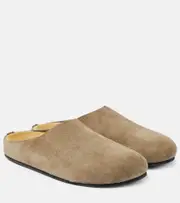 [The Row] The Row Hugo suede mules AU 6 brown