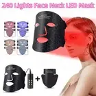 240 Lights Face Neck LED Mask Infrared Skin Care 3D EMS Microcurrent Face Mask