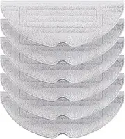 [POEXIR] Mop Cloth Pad, for xiaomi, for roborock S8 S8 Plus S8+ S8 Pro Ultra G20 Spare Parts Vacuum Cleaner Robot Mopping Cloth Accessories Robot Vacuum Mop Pad(6pcs)