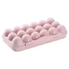 Stackable Compact Fridge Egg Storage Container With Lid For 12/18 Eggs