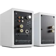 Audioengine A2+ Wireless Speakers with DS1 Speaker Stands (White)