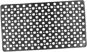Kisangel Slip Shower Floor Mat with Circle Holes Design Durable Foot Pad for Bathroom Accessories Suction Cups for Secure Grip Modern Black Color for Wet Areas