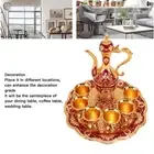 Coffee Pot Set European Wine Pot Kit With 6 Cups Teapot Tea Service Set For
