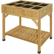 Vegtrug 58 x 78 x 80cm Natural Herb Planter Raised Garden Bed