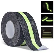 RELIANCER Anti Slip Safety Grip Tape 2inx30ft Green Glowing in The Dark