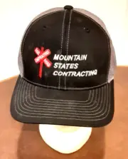 Sportex Blue Mountain States Contracting Railroad Contractors Mesh Baseball Cap
