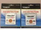 ASA CO CARBON MONOXIDE DETECTORS 2 Pack Use on Planes, Campers Etc. p/n ASA-COD