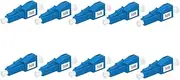 FLYPROFiber 5dB LC Attenuator 5dB-10pack LC/UPC SM Single Mode Fixed Fiber Optic Attenuator, Male-Female