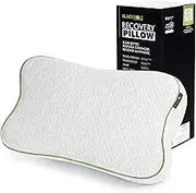 BLACKROLL Recovery Pillow - Orthopaedic Pillow with Memory Foam Core - Made in Germany, Grey