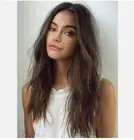 Human Hair Elegant Light Brown Long Capless Wavy Wig Hair For Women 26in