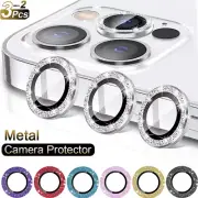 For iPhone 16 15 14 13 12 11 XR SE Glitter Camera Lens Tempered Glass Protector