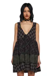 [Dolls Kill] Get Over It Babydoll Dress - Black (Fairfax)