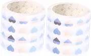 TOPPERFUN 2pcs Sticky Notes Basic Color Planner Sticker Washi Tape Designs Washi Tape Aesthetic Diary Masking Tape Washi Tape Near Me Wide Washi Tape Dot Tape Duct Tape Washi Tape Coil