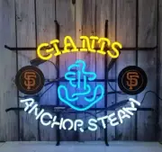 San Francisco Giants Anchor Steam 20"x16" Neon Sign Lamp Artwork Display AL