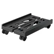 Adjustable Mobile PC Stand, Ventilated Computer Tower Stand CPU PC Tower Stand
